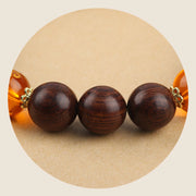 Buddha Stones Natural Phoebe Zhennan Wood Om Mani Padme Hum God Of Wealth Crystal Protection Bracelet (Extra 40% Off | USE CODE: FS40) - image 15