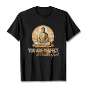 Buddha Stones You Are Perfect As You Are Tee T-shirt T-Shirts BS Black 2XL