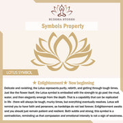 FREE Today: Faith And Perseverance Lotus Flower Heart Sutra White Copper Bracelet