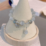 Buddha Stones "Sending Luck and Inner Peace" Cat's Eye Butterfly Bracelet Includes Gift Message Card - image 3