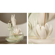 Buddha StonesTibetan Lotus Blessing Incense Burner Decoration (Extra 30% Off | USE CODE: FS30) - image 9