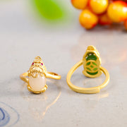 Buddha Stones 18k Gold-plated Pixiu Jade Wealth Ring (Extra 35% Off | USE CODE: FS35) - image 7