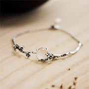 Buddha Stones "Sending Grace and Harmony"Plum Blossom Chalcedony Bracelet Includes Gift Message Card - image 8