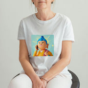 Buddha Stones Funny Cartoon Buddha Tee T-shirt T-Shirts BS 6