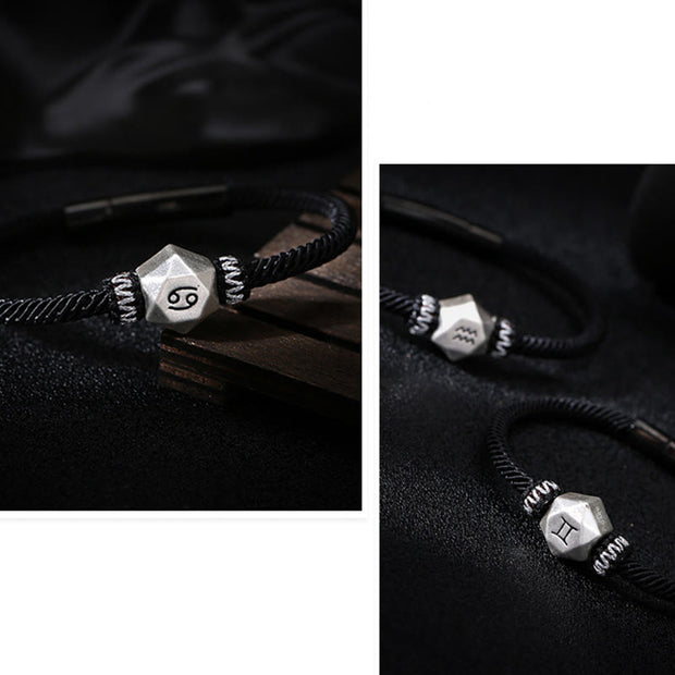 Buddha Stones 999 Sterling Silver 12 Constellations of the Zodiac Protection Handmade String Bracelet (Extra 35% Off | USE CODE: FS35) - image 22