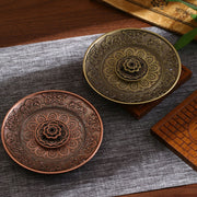 Buddha Stones Lotus Dragon Phoenix Eight Auspicious Symbols Zinc Alloy Incense Stick Holder Healing Incense Burner Decoration (Extra 35% Off | USE CODE: FS35) - image 5