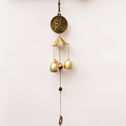 Buddha Stones Blessing Letter Elephant Bagua Auspicious Coin Wall Hanging Chime Bell Handmade Home Decoration - image 3