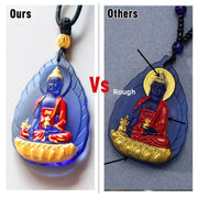 Buddha Stones Tibet Medicine Buddha Liuli Crystal Compassion Necklace Pendant (Extra 35% Off | USE CODE: FS35) - image 8