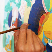 Buddha Stones Tibetan Thangka Painting Blessing Handmade Decoration - image 5
