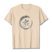 Buddha Stones OM Mantra Sanskrit Tee T-shirt T-Shirts BS Bisque 2XL