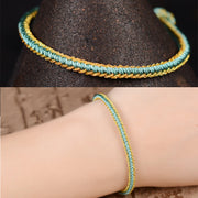 Buddha Stones Two-Color Rope Handcrafted Eight Thread Peace Knot Bracelet (Extra 30% Off | USE CODE: FS30) - image 7