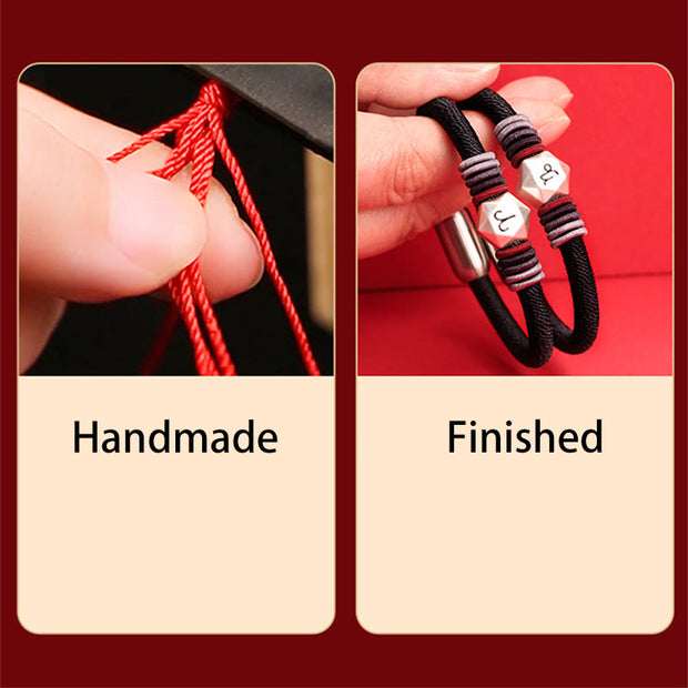 Buddha Stones 999 Sterling Silver 12 Constellations of the Zodiac Blessing Handmade String Bracelet (Extra 35% Off | USE CODE: FS35) - image 21