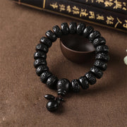 Buddha Stones Tibetan Lightning Strike Wood Protection Bracelet Bracelet BS 3