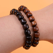 Buddha Stones Ebony Wood Rosewood Peace Balance Bracelet Bracelet BS 19