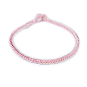 Buddha Stones Two-Color Rope Handcrafted Eight Thread Peace Knot Bracelet (Extra 30% Off | USE CODE: FS30) - Pink Silver(Wrist Circumference 17cm) - image 13