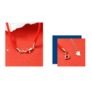 Buddha Stones Copper Koi Fish Wealth Necklace Pendant Red Rope Bracelet Earrings Set Bracelet Necklaces & Pendants BS 6