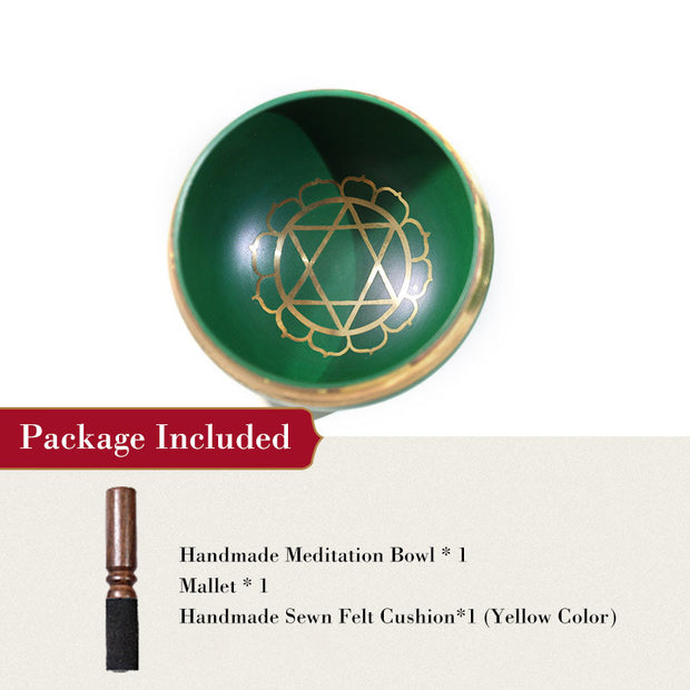 Buddha Stones Tibetan Sound Bowl Handcrafted for Chakra Healing and Mindfulness Meditation Singing Bowl Set