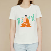 Buddha Stones RELAX Lotus Buddha Tee T-shirt