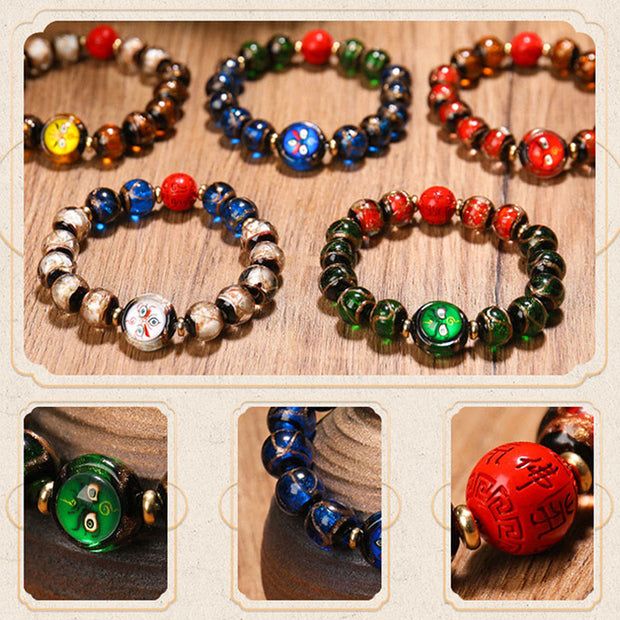 Buddha Stones Tibetan Five God of Wealth Thangka Liuli Glass Bead Chinese Zodiac Protection Bracelet (Extra 35% Off | USE CODE: FS35) - image 26