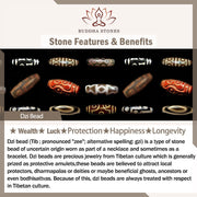 Buddha Stones Tibetan Bodhi Seed Dzi Bead Coconut Shell Wisdom Bracelet - image 3
