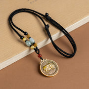 FREE Today: Wealth and Fortune 12 Chinese Zodiac Blessing Necklace Pendant