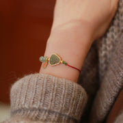 Buddha Stones Natural Jade Buddha Abundance Red String Weave Bracelet (Extra 30% Off | USE CODE: FS30) - image 1