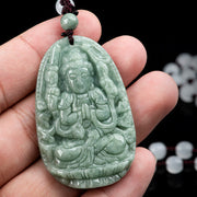 Buddha Stones Chinese Zodiac Natal Buddha Natural Jade Wealth Prosperity Necklace Pendant (Extra 30% Off | USE CODE: FS30) - image 6