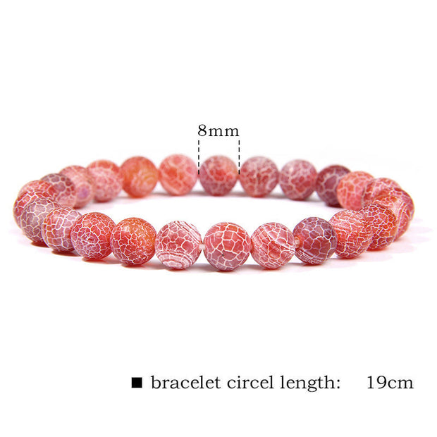 Natural Agate Stone Crystal Balance Beaded Bracelet Bracelet BS 53