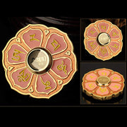 Buddha Stones Six True Words Fidget Spinner Blessing Finger Hand Spinner Decoration (Extra 30% Off | USE CODE: FS30) - Pink - image 12
