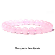 Buddha Stones "All the Best for Love and Harmony" Stone Quartz Bracelet Includes Gift Message Card - image 4
