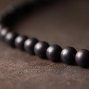 Buddha Stones Ebony Wood Dzi Bead Copper Protection Couple Bracelet (Extra 30% Off | USE CODE: FS30) - image 5