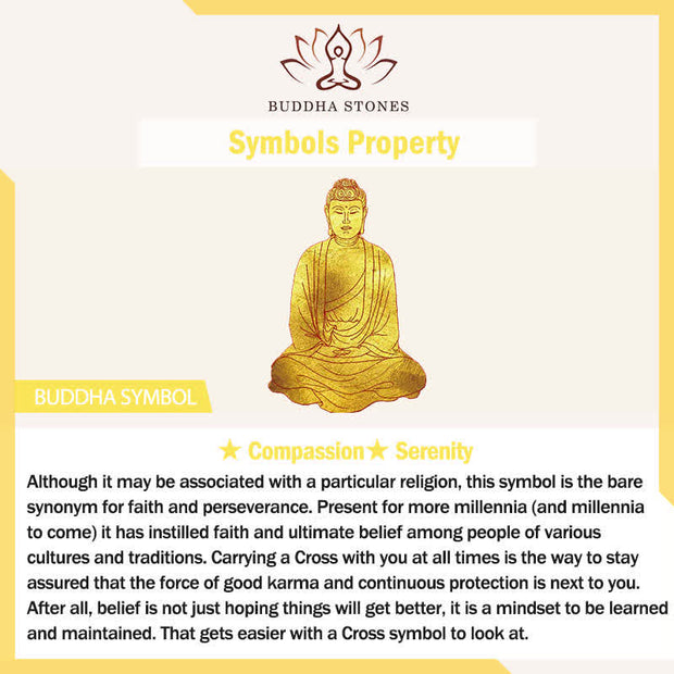 Buddha Stones Tathagata Buddha Strength Protection Amulet Lucky Pendant Necklace Necklaces & Pendants BS 16