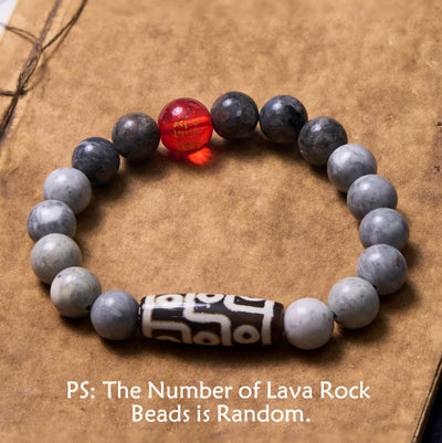 FREE Today: Protective Amulet Tibetan Nine-Eye Dzi Bead Picasso Jasper Bracelet FREE FREE Picasso Jasper&Lava Rock Beads(Wrist Circumference 14-16cm)