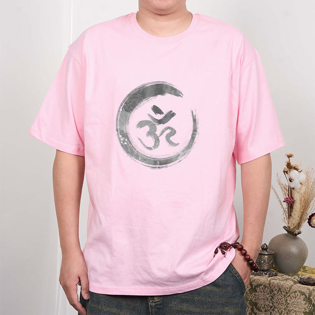 Buddha Stones OM Mantra Sanskrit Tee T-shirt T-Shirts BS 11