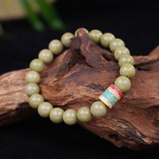 Buddha Stones Natural Alashan Agate Encourage Bracelet