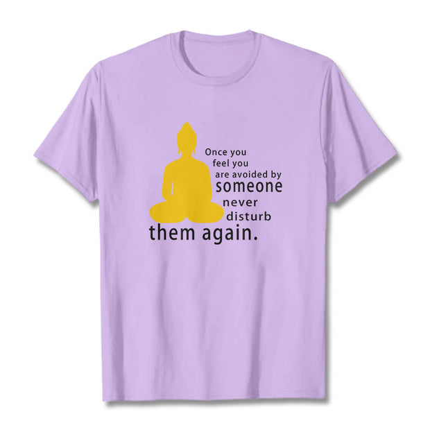 Buddha Stones Once You Feel You Are Avoided By Someone Tee T-shirt T-Shirts BS Plum 2XL