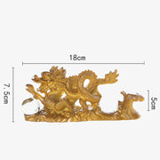 Buddha Stones Year Of The Dragon Color Changing Resin Horse Luck Tea Pet Home Figurine Decoration (Extra 35% Off | USE CODE: FS35) Decorations BS 14