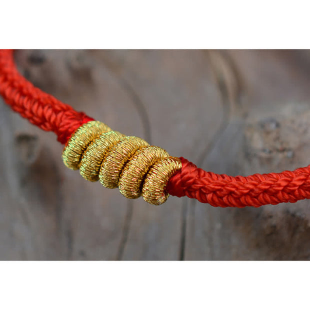 Buddha Stones Handmade Simple Design Chinese Knotting Luck Strength Braid String Bracelet (Extra 35% Off | USE CODE: FS35) - image 9