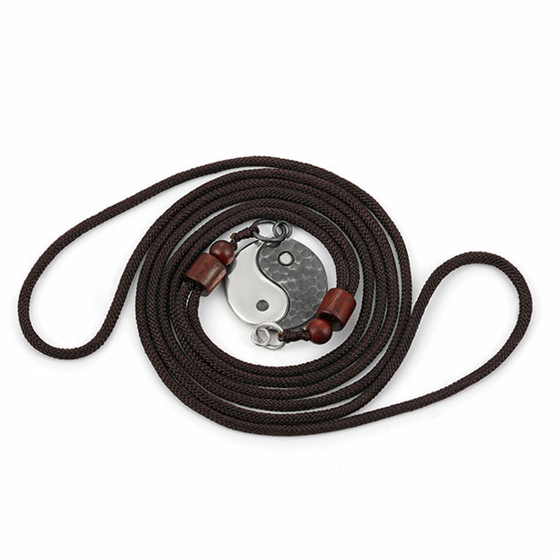 Buddha Stones 990 Sterling Silver Yin Yang Balance Harmony Necklace Pendant (Extra 30% Off | USE CODE: FS30) - image 13