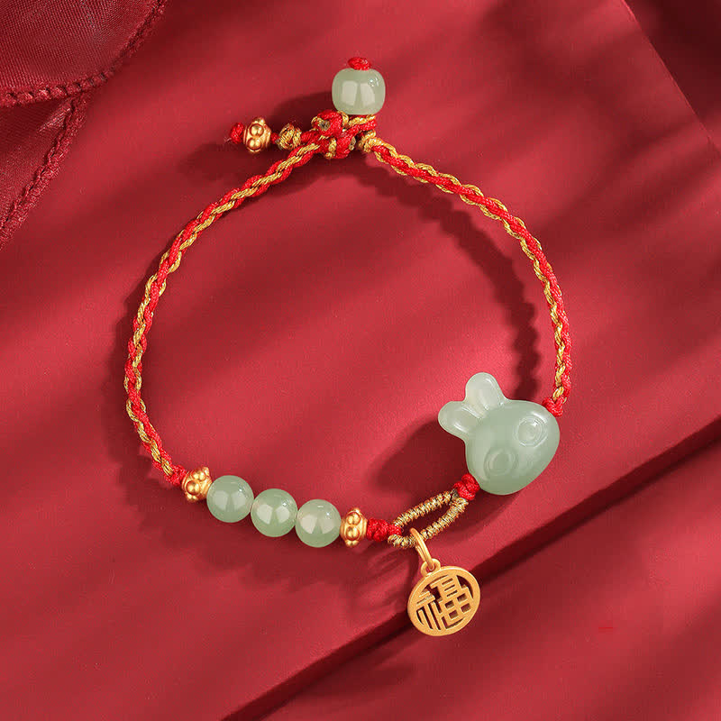 Buddha Stones Hetian Jade Fülle Armband