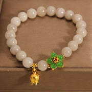 FREE Today: Positive & Healing Jade Flower Luck Bracelet