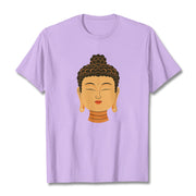 Buddha Stones Blessed Meditation Buddha Tee T-shirt T-Shirts BS Plum 2XL