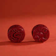 Buddha Stones Year of the Dragon 925 Sterling Silver Chinese Zodiac Cinnabar Auspicious Matches Blessing Bracelet (Extra 35% Off | USE CODE: FS35) - image 9