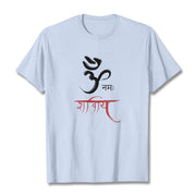 Buddha Stones OM NAMAH SHIVAYA Mantra Sanskrit Tee T-shirt T-Shirts BS LightCyan 2XL