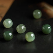 Buddha Stones Natural Cinnabar Chinese Zodiac Hetian Jade Fu Character Luck Rope Bracelet - image 22