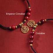 Buddha Stones Cinnabar Bead Fu Character Charm Blessing Braided String Bracelet (Extra 30% Off | USE CODE: FS30) - image 2