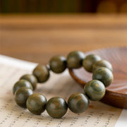 Buddha Stones Tibetan Green Sandalwood Soothing Cure Bracelet (Extra 35% Off | USE CODE: FS35) - image 2