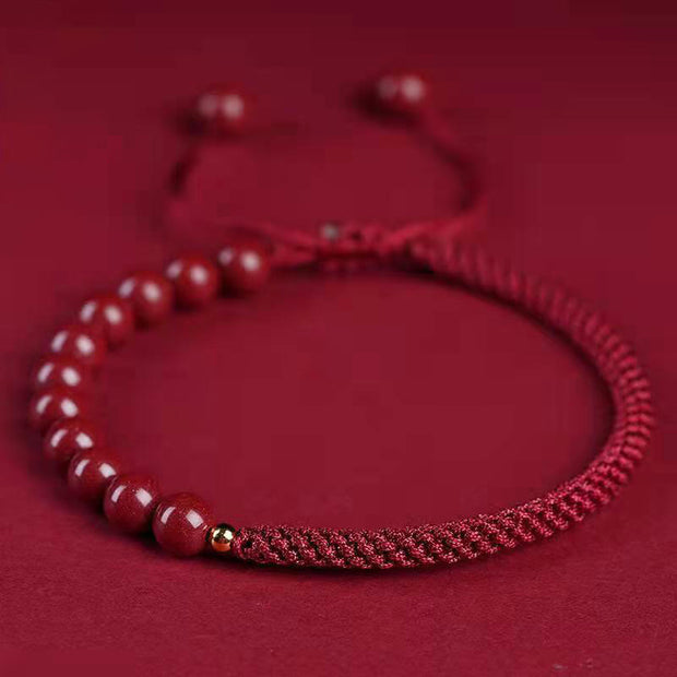 Buddha Stones Natural Cinnabar King Kong Knot Blessing String Bracelet (Extra 35% Off | USE CODE: FS35) - image 2