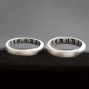 Buddha Stones 990 Sterling Silver Six True Words Om Mani Padme Hum Love Peace Ring (Extra 35% Off | USE CODE: FS35) - image 14