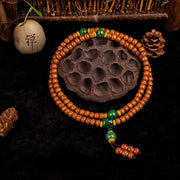 Buddha Stones 108 Beads Mala Bodhi Seed Jade Harmony Bracelet